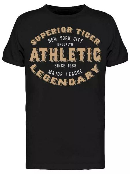 

Old School Athletic Major League Tee Men's -Image by Shutterstock, White;black
