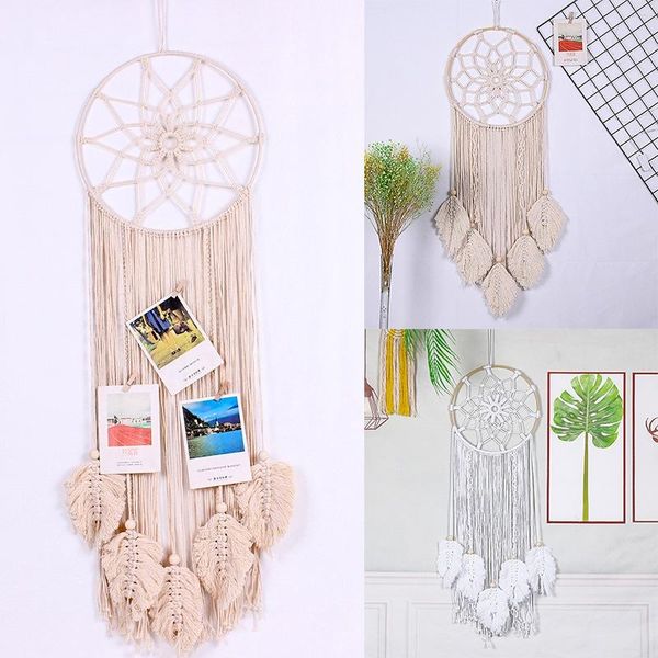

tapestries leaves hand woven dream net cotton tapestry home decoration wall hanging bedroom handmade decor