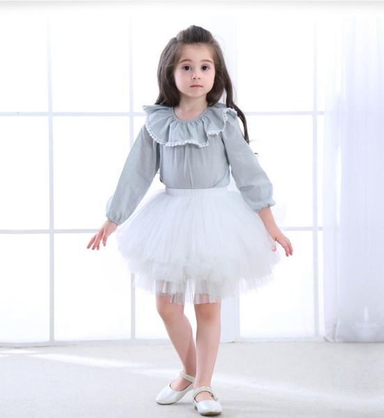 

skirts baby girls tutu skirt fluffy children ballet tulle miniskirt ballerina pettiskirt kid clothes princess party wedding dance, Blue