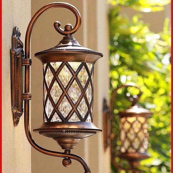 

outdoor wall lamps aluminum creative lamp holiday cottage garden vegetable lanterns waterproof arandela porch lights ed50dj