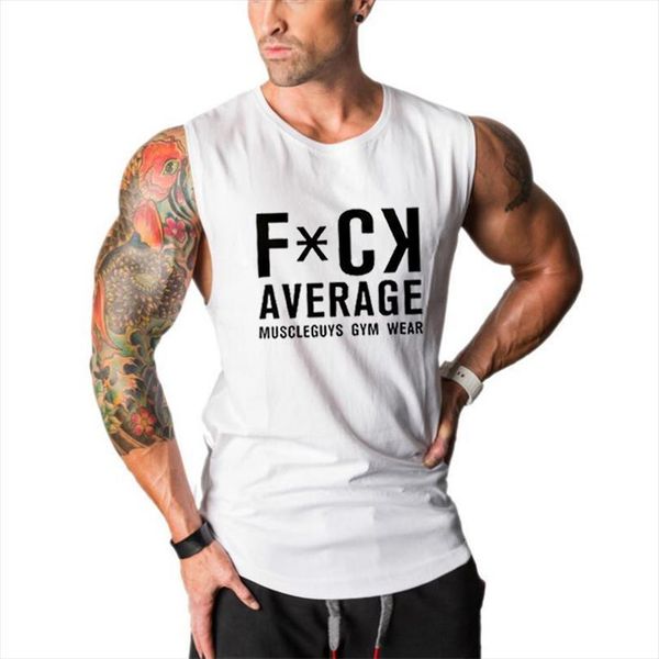 

brand clothing mens tank tees sleeveless shirts soft undershirts fitness stringers singlets workout muscle vest, White;black