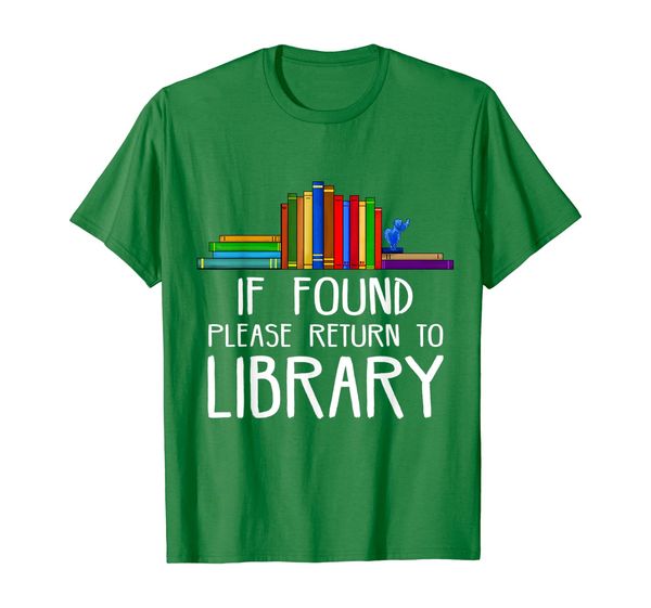 

please return to library t-shirt, White;black