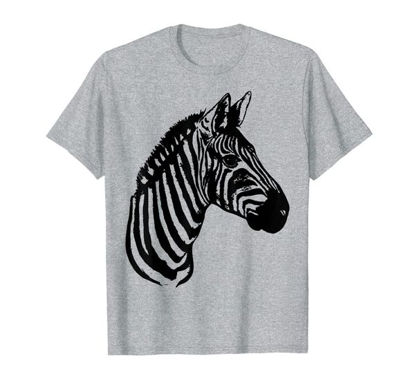 

zebra hand drawn cool gift t-shirt, White;black