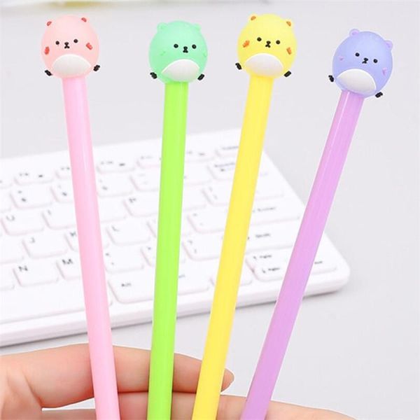 

gel pens 0.5mm creative cute cartoon silicone jelly pen for writing office school supplies stationery