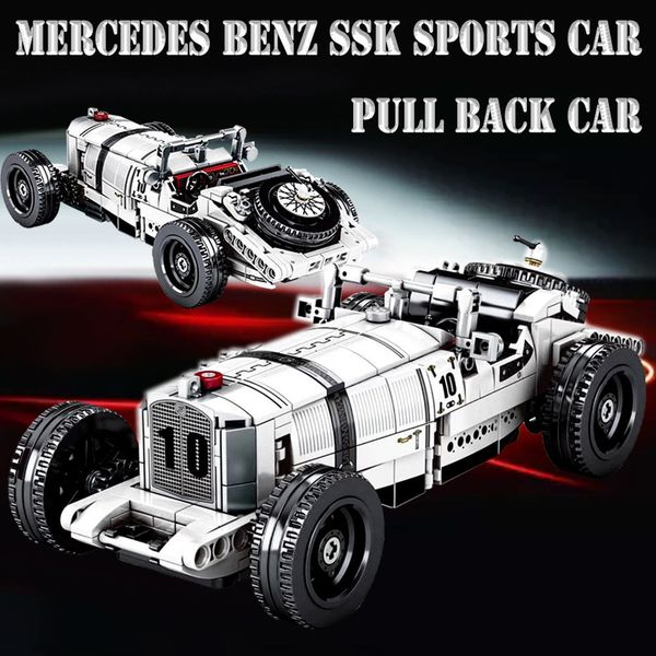 

bzda technic roadster building blocks pull back ssk speed champion car toys creator bricks kids christmas gift diyq1221