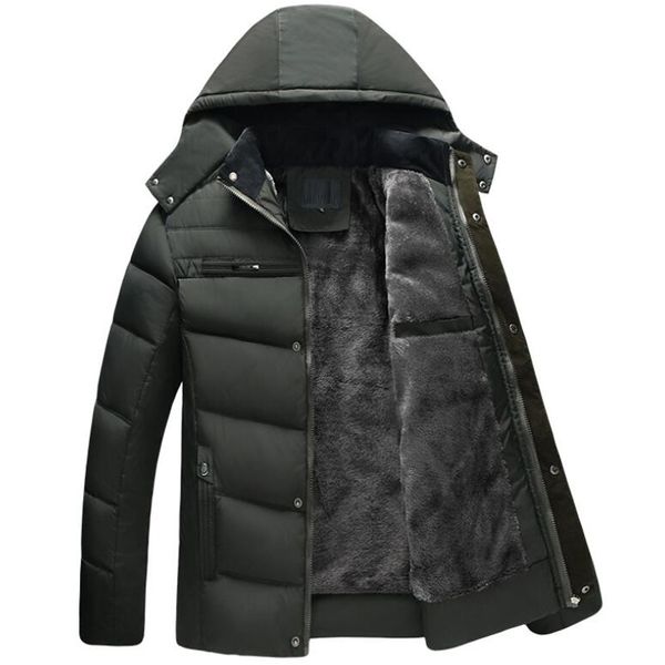

men thicken velvet jacket new autumn winter windproof hooded thick warm military jackets man fleece outwear coats jaqueta, Black;brown