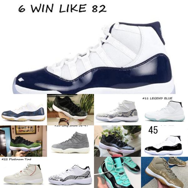 

new 11s 11 bred gamma blue basketball shoes men 45 black cat white cement 4 4s women men shoe shoes 38di7b
