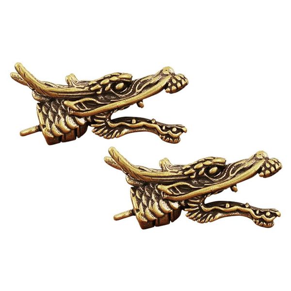 

kitchen faucets 2pcs long horn dragon head diy brass pendant delicate keyring