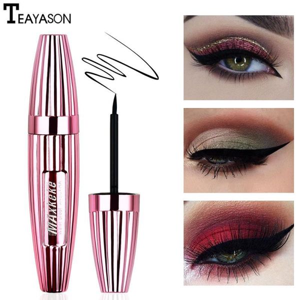 

hard head waterproof non-staining eyeliner liquid lasting pure black smooth and easy to a1