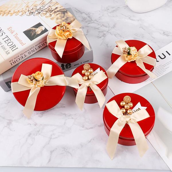 

gift wrap red round candy chocolate box wedding party favors and gifts boxes bags