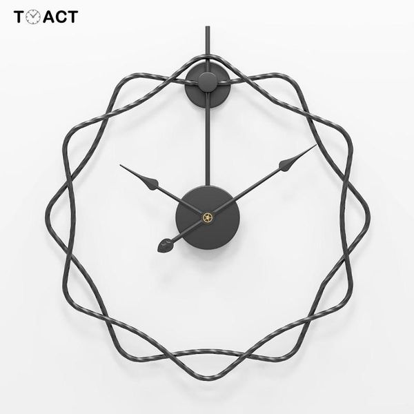 

wall clocks 50cm large silent clock modern design for home decor office european style hanging watch horloge murale