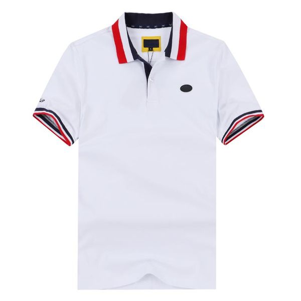 

men's polos short france logo home casual fashion 97% cotton 3%spandex stretch fabric comfortable big size 3xl, White;black