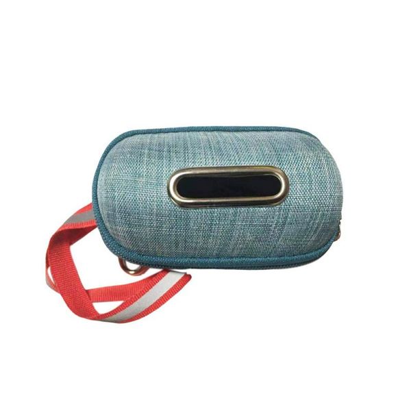 

dog travel & outdoors portable pet fashion poop bag dispenser pick up bags holder with rope cleaning waste garbage box distributor storage