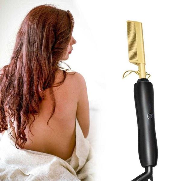 

electric hair brushes multifunctional comb straightener brush curler straightening heating straight styler