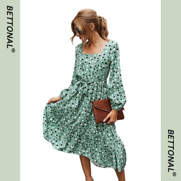 

casual dresses bettonal spring autumn long sleeve dress women clothing female elegant vintage clothes dot print straight loose, Black;gray