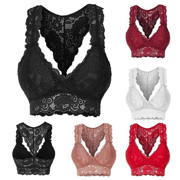 

bras bra stretchable women floral lace underwear for home plus size lady's intimates, Red;black