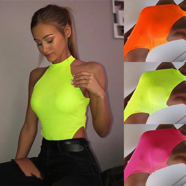 

summer sleeveless bodysuit leotard womens romper stretchy bodycon slim party night clubwear, Black;white