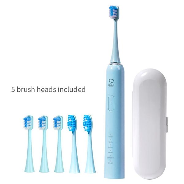

smart electric toothbrush sonic household magnetic levitation couple usb rechargeable five-speed modes waterproof