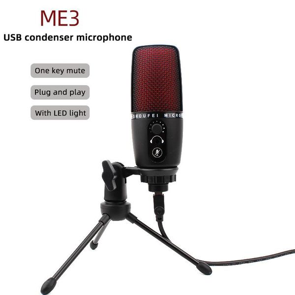 

condenser microphone kits with tripod stand usb for pc computer studio gaming streaming karaoke singing recording mic microphones