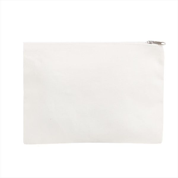 

diy blank cosmetic make bags up toiletry zipper 12 pack cotton canvas