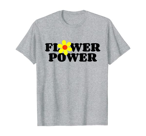 

daisy flower power 70s style hippie inspired t-shirt, White;black