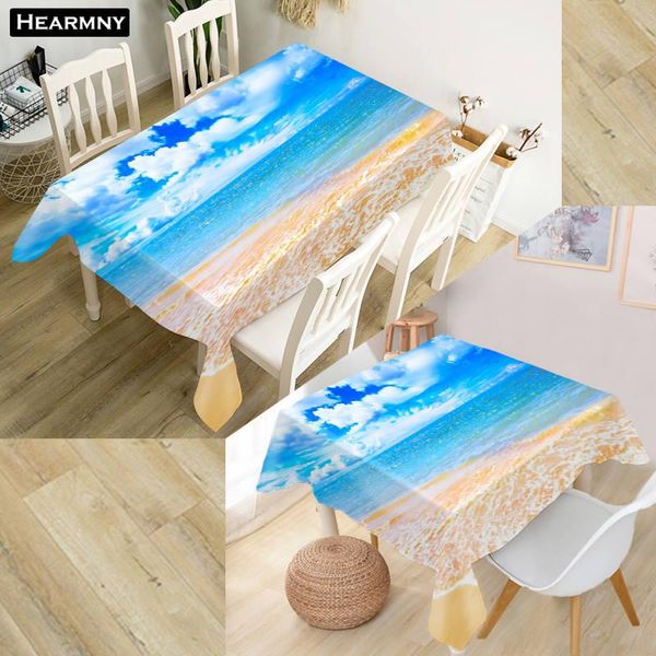 

table cloth custom blue sky tablecloth decoration oxford waterproof anti-scalding oil-proof coffee cover more size