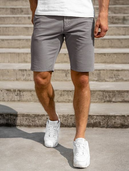 

men pocket straight leg shorts c7gk#, Black