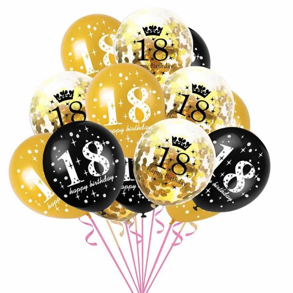 

party decoration 18 birthday confetti balloons years baloon decorations for 18th ballon