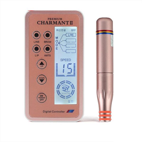 

tattoo guns kits charmant 2 pen semi-permanent embroidery makeup machine tattpp needle cartridges for eyebrow lip eyeliner