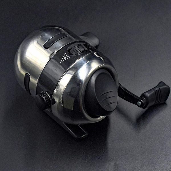 

speed ratio 2.8: 1 durable fishing reel outdoor slings shooting closed metal coil wheel compound bow hunting spinning baitcasting reels