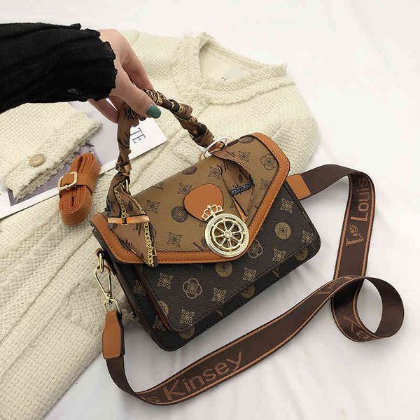 

2022 factory wholesale new spring simple handbag fashion foreign style personality trend small fresh temperament single shoulder messenger w