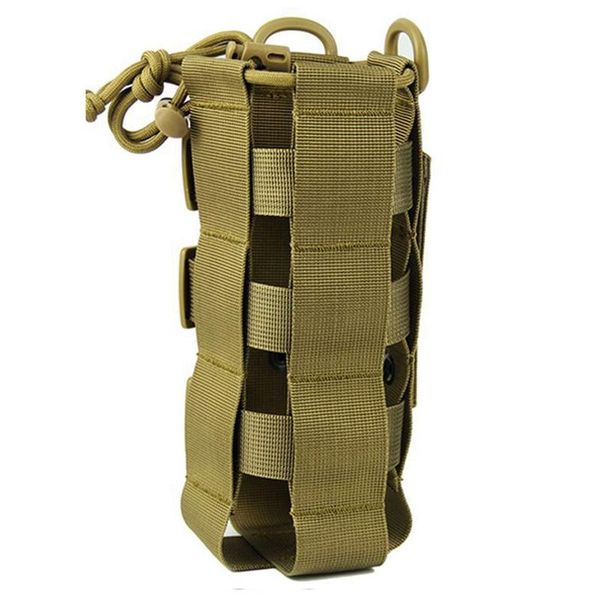 

water bottle eco-friendly camouflage print durable drawstring outdoor pouch kettle pocket cloth camping