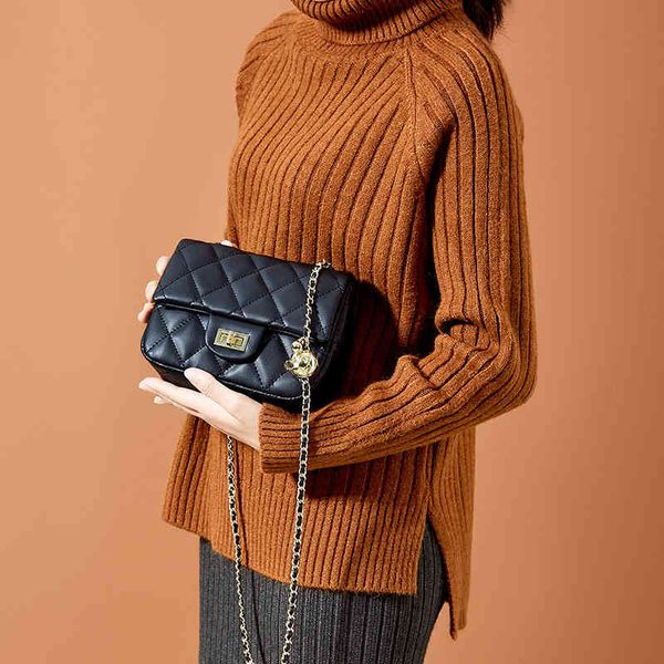 

luxury herme handbags and storage way women's wrapping small fragrance golden ball fashion versatile lingge chain