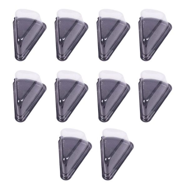 

triangle cake box sandwich packaging boxes packing gift bakery (black) wrap