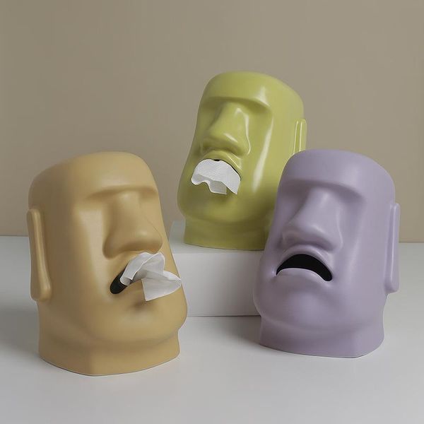 

toilet paper holders easter island tissue case box home decoration container napkin papers dispenser holder table