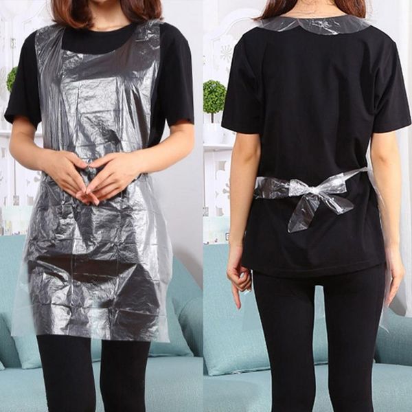 

aprons t8we 25pcs disposable children painting dog breeders cooking multifunctional
