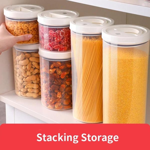 

storage bottles & jars household food rice bucket kitchen plastic grains insect-proof box sealed moisture-proof tank organizer