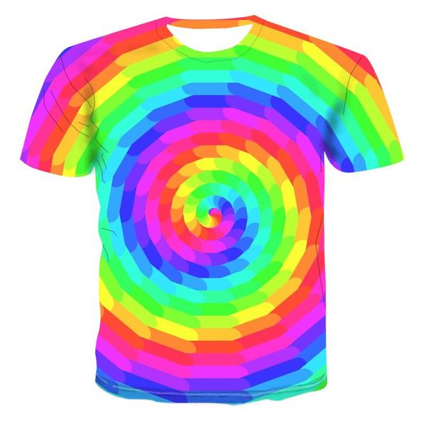 

men's t-shirts 2021 3dt shirts for men short sleeve interesting fashion colorful pattern t-shirtmen's o-neck loose streetwear, White;black