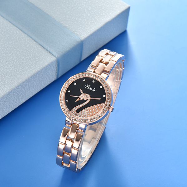 

designer watch brand table luxury es binda sky star minority light luxury women's fashion student, Slivery;brown