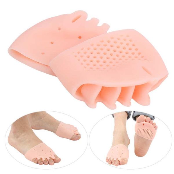 

5pair protective toes separator suitable rubber foot thumb eversion corrector toe orthosis overlap splitter resistance bands