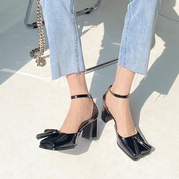 

summer women fashion high-heeled sandals genuine leather strange shoes cowhide dance party dress, Black