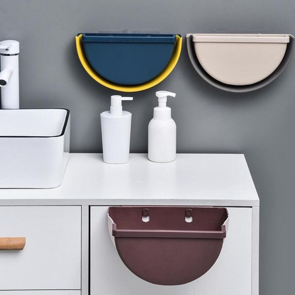 

waste bins practical garbage can premium container sturdy convenient wall-mounted plastic trash storage basket