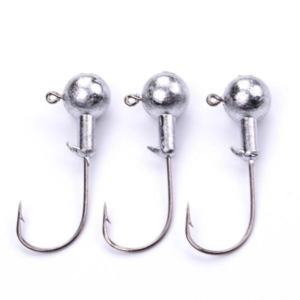 

1-10g jig hook fish soft worm lures fishing hooks