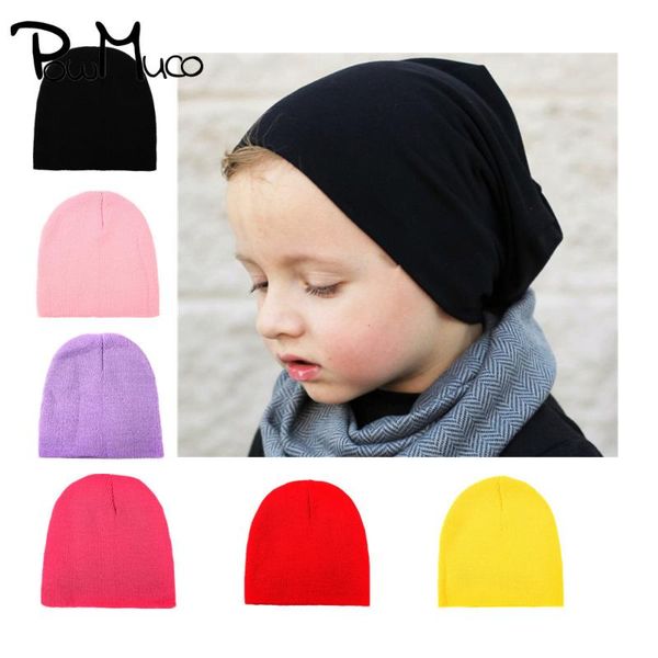 

beanies powmuco comfortable warm knitting wool toddler hat solid color baby girls beanie caps diy clothing decoration infant accessories