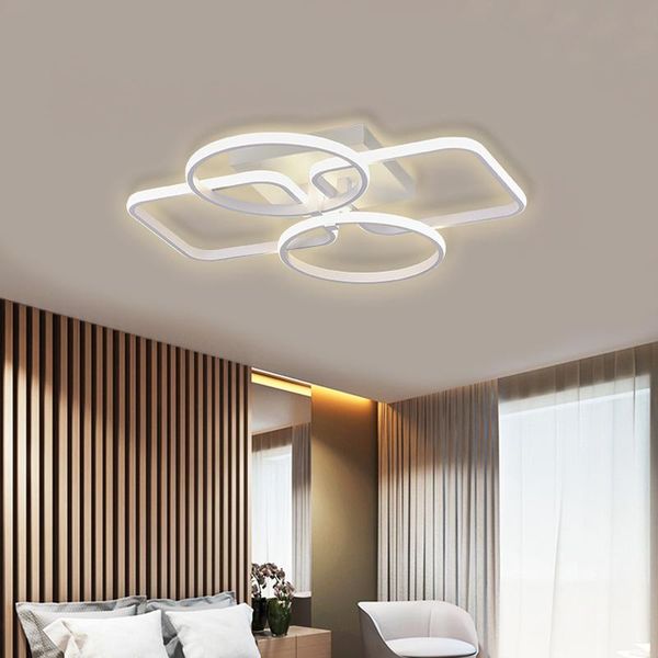 

ceiling lights simple modern led rectangular light atmosphere home living room creative bedroom hall