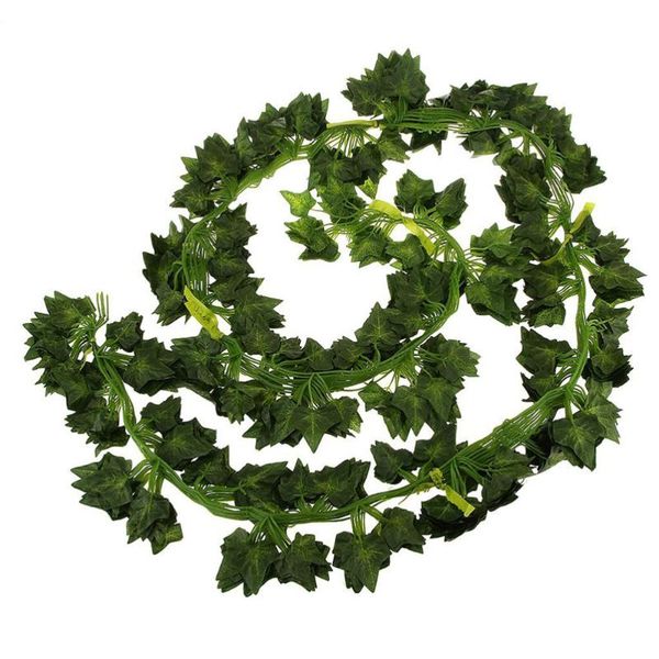 

decorative flowers & wreaths 12pcs 6.5ft artificial wall hanging ivy vine foliage leaf garland plants decor home - grape