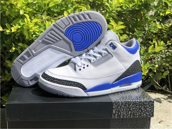 

shoes authentic 3 racer blue jumpan 3s retro men basketball ct8532-145 fragment a ma maniÃ©re unc varsity royal laser orange sneakers