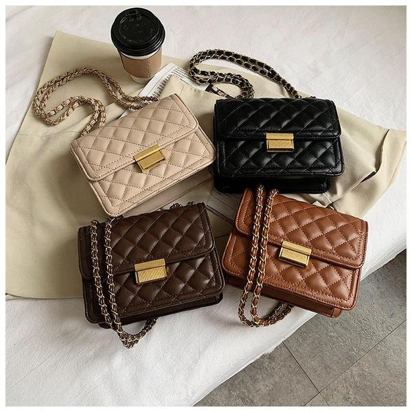 

shoulder messenger bag fashion rhombus chain bags for women cross body woman