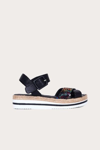 

sandals women flat, Black