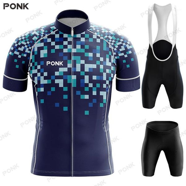 

pro cycling set mtb bicycle clothes maillot ropa ciclista bike clothing sportswear mens ciclismo jerseys set1, Black;blue